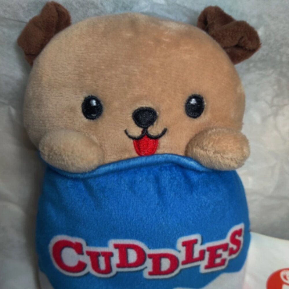 Puppy Cuddles Chip Bag Plushie"Fiesta 6.5" NWOT